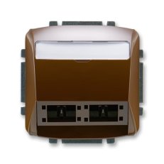 Kryt zásuvky komunikační pro R/M freenet 5014A-A00420 H hnědá Tango ABB