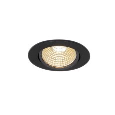 Sada NEW TRIA 68 LED DL ROUND černé matné 9W 38° 3000K vč.ovladače SLV 114380