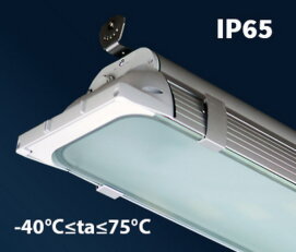 Hliníkové svítidlo EXTREME-LED-PLUS/FROST-OP-1R-4750-258-4K-3F, IP65, 5x1,5 mm2