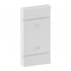 VALENA LIFE KRYT PRO MYHOME_UP SYMBOL ON/OFF LEVÝ 1MODULOVÝ BÍLÝ LEGRAND 755585