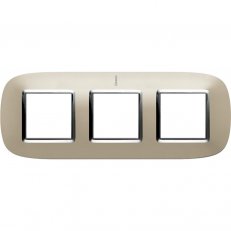 Legrand HB4802/3TC BTAX Rámeček2+2+2 TITAN SVĚTLÝ