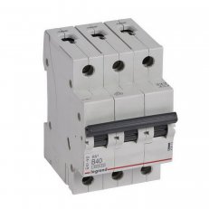 RX3 JISTIČ, 3 PÓLOVÝ, CHAR. B, 40A 6000A LEGRAND 419173