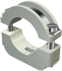 OBO 3015 17 LGR Příchytka Blitz-ISO s podélným otvorem 10-17mm světle šedá PS
