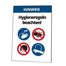 Nástěnná tabulka DODRŽUJ HYGIENU! CIMCO 182812