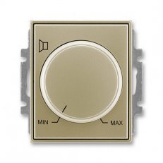 Regulátor hlasitosti 100 V, s krytem 5016E-A10100 33 šampaňská Time ABB