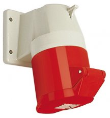 Walther 534509 Vestavná zásuvka 32A 5P 230V 9h IP44, šikmá