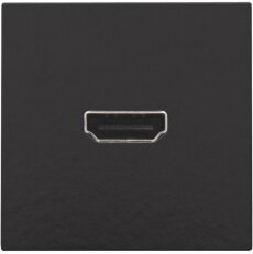 Zásuvka HDMI-HDMI-BAKELITE PIANO BLACK NIKO 200-69417