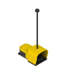 Nožní spínač PX12040, žlutý, IP53 (2NO+2NC), závit M20x1,5 s man. tyčí 400 mm