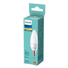 LED žárovka PHILIPS 40W B35 E14 WW FR ND 1PF/6