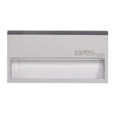 Zamel TYP 12-111-12 Světlo LED SONA, na omítku, 14Vss, IP44, HLINÍK, TEPLÁ BÍLÁ