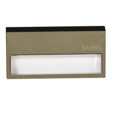 Světlo LED SONA na omítku 14Vss IP44 ZLATÁ PATINA NEUTRÁLNÍ BÍLÁ ZAMEL 12-111-47