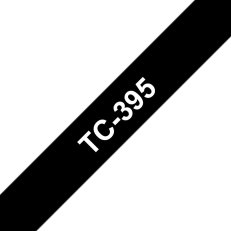 Páska BROTHER TC-395 černá/bílá (9mm)