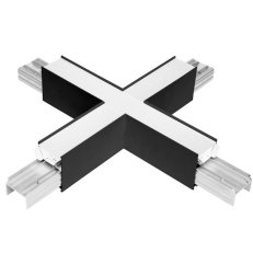 DONAR LED spoj X linear 15W, 1500lm, 4000K,černá ECOLITE LN5070-SPOJ/X-15W/CR