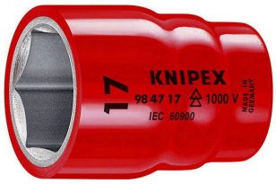 KNIPEX 984724 nástrčný klíč 1/2'' izolovaný do 1000V, velikost 24 KN 98 47 24