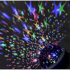 LED vánoční projekční koule multicolor 9 režimů otáčení USB 4x AAA SOLIGHT 1V220