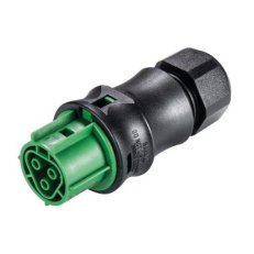 zásuvka na kabel gesis RST, 3-pól, průchodka 10-14mm, šroubové svorky, zelená