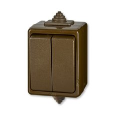 ABB Praktik 3553-52929 H Přepínač střídavý dvojitý,řazení 6+6,IP44