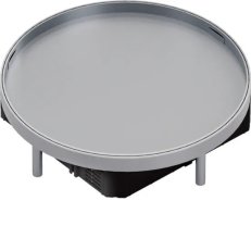 Přístrojové nerezové víko plné R12 pro podlahovou krytinu výšky 15 mm EKR120BL15