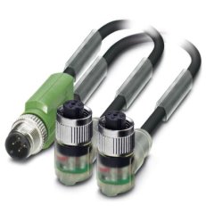 SAC-3P-M12Y/2X0,6-PUR/M12FR2LB Kabel senzoru/aktoru 1669042