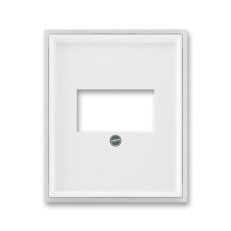 Kryt zásuvky komunikační a USB 5014E-A00040 01 bílá/ledová bílá Element Time ABB
