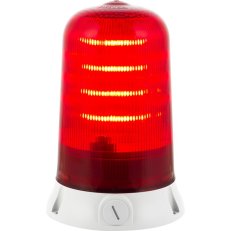 Maják rotační LED ROTALLARM S LED 12/24V, ACDC, IP65, červená, světle šedá 90063