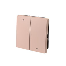 Kryt spínače ABB ZONI žaluziový dělený s potiskem pudrová 3559T-A00662 242