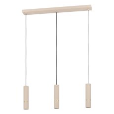 Závěsné svítidlo CAMINIA GU10 písková/mosaz 3X4,7W IP20 EGLO 901152