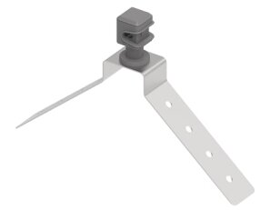 Plastový držák vedení na hřeben, drát 8mm, L200-260mm, Inox V2A/plast 406013