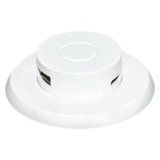 USB A+C 24W PD výsuvná nabíječka , bílá