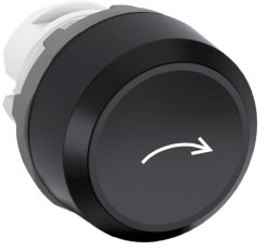 MP1-7108 Tlačítko Černé, bílý symbol šip