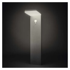 LED zahradní solární sloupkové svítidlo s čidlem soumraku VEREA 10,7x15,4x50 cm