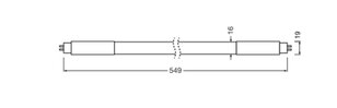 Světelný zdroj LED TUBE T5 AC MAINS P 549 mm 11W 830 LEDVANCE 4099854552649
