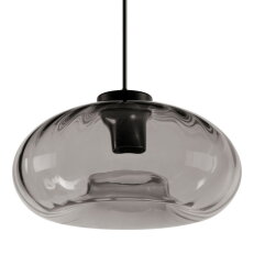 Decor Smoke Glass Pendant E27 Black OSRAM 4058075850002