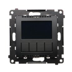 Termostat programovatelný, vč. čidla, černá matná DETD1A.01/49