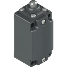 Koncový spínač s čepem PG 13,5, Kov, 1NO+1NC, PNP, Píst s pružinou, IP67 FDE101