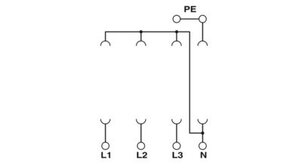 Základní prvek přepěťové ochrany typ 2 VAL-SPP-T2-BE-3+1-UT 1466705