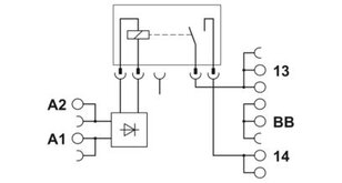 Reléový modul PLC-RPT- 12DC/ 1IC/ACT PHOENIX CONTACT 1078801