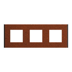 Krycí rámeček NOVÁ UNICA DECO MATERIALS trojnásobný, Terracotta