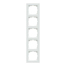 Rámeček Merten M-Pure, pětinásobný, active white, lesklý plast MEG4050-3625