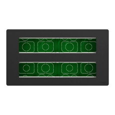 Centrální jednotka NOVÁ UNICA SYSTEM+ 2x10 modulů zapuštěná, Antracit