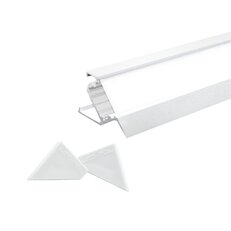 Rohový profil pro LED pásky ORO PROFIL UNI COR WHITE 2M C SET LED-POL ORO32040