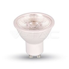 LED Spotlight 7W GU10 Plastic Lens 6000K Dimmable 38° VT-2886D, V-TAC SKU1668