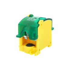 Svorkovnice stoupací OBL 25/16-1 PE krytá na DIN/panel 1pól. 1x 25mm2 a 4x16mm2