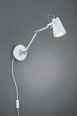 Trio 208870131 EDWARD, naklápěcí lampa s kabelem, 1x28W