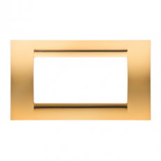PLAYBUS 4 GANG ANTIQUE GOLD PLATE
