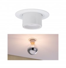 EBL Nova Retro starr mit E27 Fassung max 1x10W 230V bílá matt PAULMANN 93668