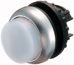 Eaton M22-DRLH-W Prosvětlená ovládací hlavice, zvýšené, aretace, titan, bílá