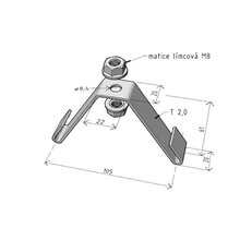 Držák DZM 3/100 ''GZ'' ARKYS ARK-214030