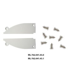 Vestavný hliníkový profil AN pro sádrokarton 19x96mm bílá barva mléčný difuz 2m