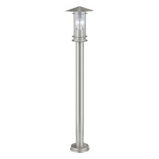 Venkovní stojací svítidlo LISIO H-1000 nerezová ocel/čiré 60W IP44 EGLO 30188